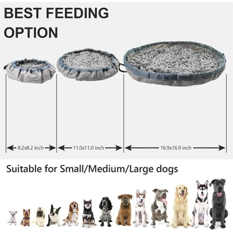 Wholesale Dog Snuffle Mat Interactive Feed Game  Encourages Natural Foraging Skills Stress Relief Puzzle Toy Nice Gifts for Dogs