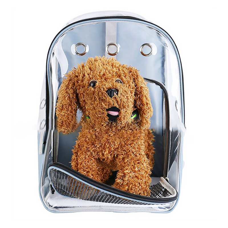 Dog Cat Puppy Breathable Ventilated Mesh Design Dog Carrier Backpack Travel Hiking Walking Outdoor