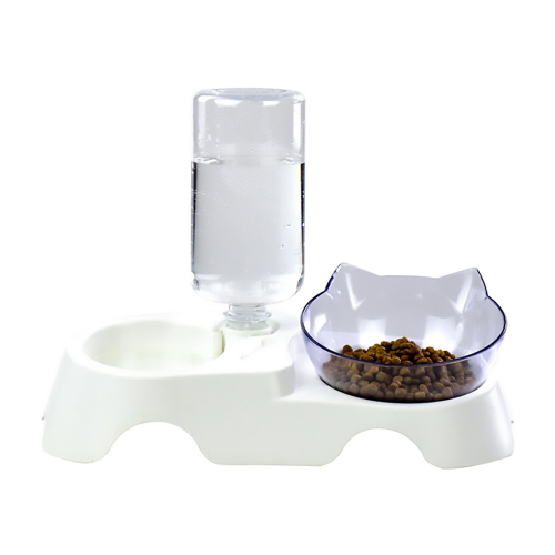 Food And Water 2-in-1 Portable No-spill Pet Water Bottle  Pet Feeder Bowl For Cat