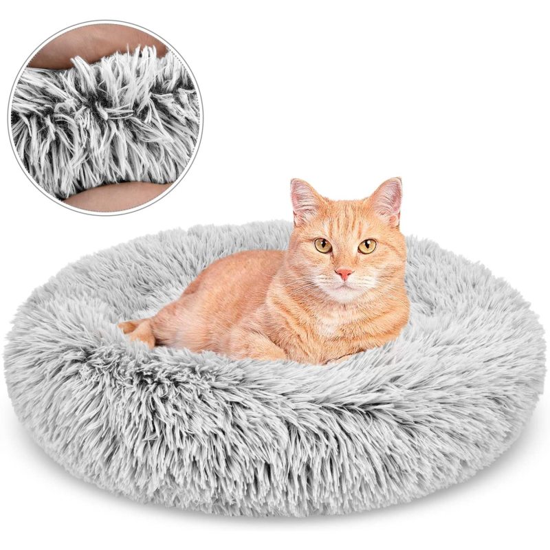 Sweet Little Pet House Pet Round Nest Warm Soft Plush Comfortable for Sleeping Winter Dog House Cat Popular Calming Bed