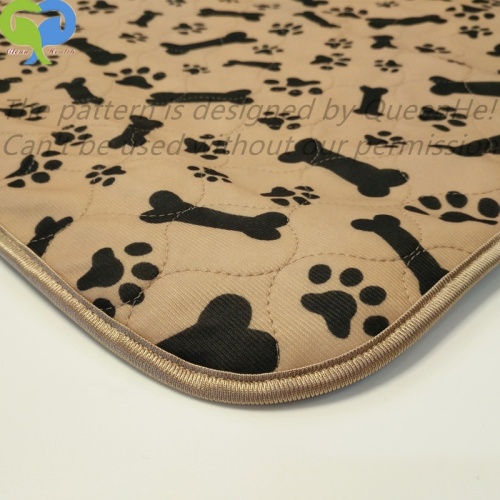 Premium Stain Resistant Quick Absorbent Waterproof Reusable Quilted Washable dog pee pad pet mat dog training pads