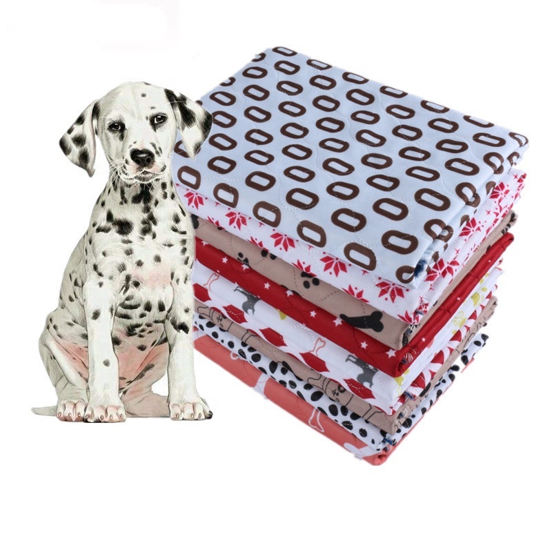 Customized Wholesale Non-slip Pet Pad Reusable Washable Waterproof Puppy Dog Pet Pee Pad