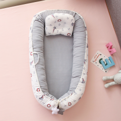 Low MOQ Baby Crib Adjustable Baby Bed Premium Baby Lounger Portable Nest Cradle Newborn Coop Sleeper Cotton
