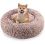 Donut Round Pets cute dog bed Soft Plush Pet Cushion, improved Sleep for Pets Customize Color & Size