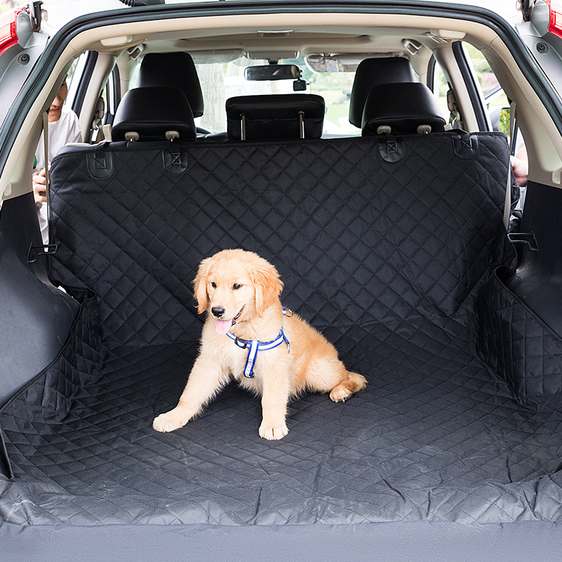 600D Waterproof Oxford Against Dirt & Pet Fur Nonslip Washable Pet backseat Cover