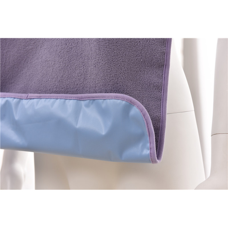 Terry Cloth Bib With Buttons ,Waterproof, Reusable & Washable Clothing Protector