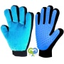 Wholesale Pet Grooming Hair Remover Gloves with Adjustable Wrist Strap manufacturer