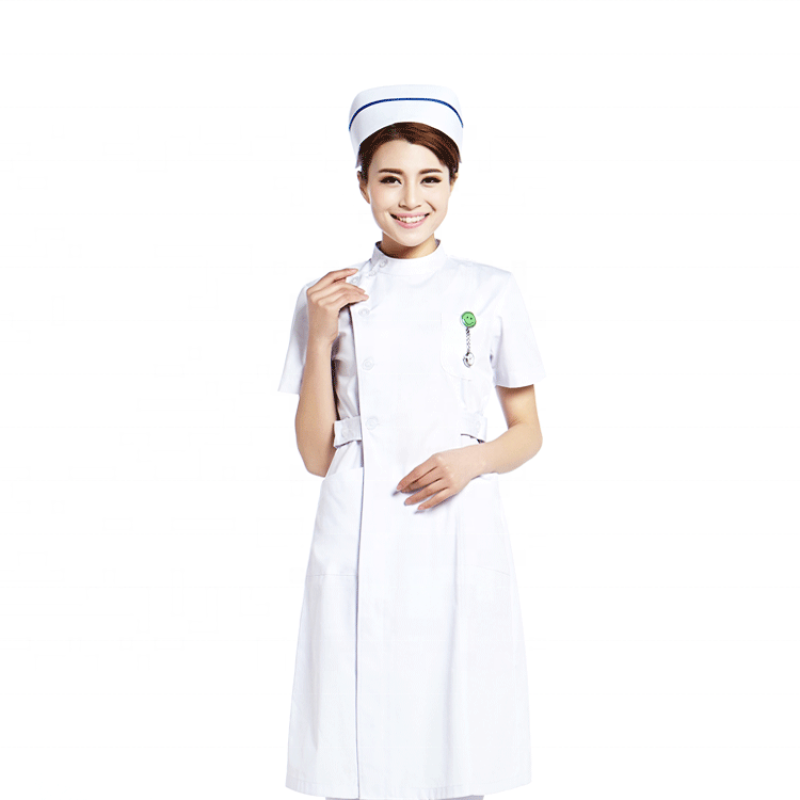 White coat thin short sleeve female doctors and nurses uniform hospital work clothes