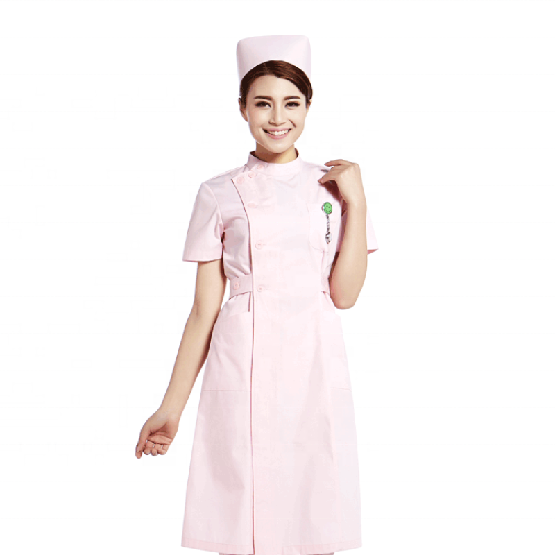 White coat thin short sleeve female doctors and nurses uniform hospital work clothes