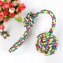 wholesale custom logo Cotton Rope Chew Play Bite Pet Dog Toy for Pet
