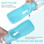 Foldable Safe Washable Portable Leak Proof Dog Water Bottle Plastic Dispenser for Dog Car Travel, Walking, Hiking, Food Grade
