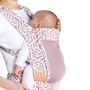 Light Ergonomic Breathable Baby Wrap Carrier Adjustable Newborn Toddler Carrier, Multiple Ergonomic Positions Front and Back