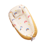 Eco delight comfort nook cuddle the play sleeping baby nest bed for 6 months old or newborn perfect for travel in car