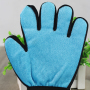 2-in-1 Pet Glove Grooming Tool Furniture Pet Hair Remover Mitt for cats dogs