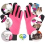 Five Finger Comb Tool adjustable Wrist Strap for Long & Short Fur Dog cat Horse Pet Grooming Brush Glove