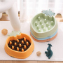 Wholesale  Anti-Slip Puppy Food Container Pet Healthy  PP Plastic Slow Food Bowl For Small Animal