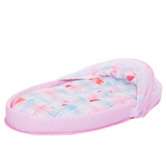 Portable Baby Nest Bed,Baby Bed Travel Sun Protection Mosquito Net with Foldable Breathable Infant Sleeping Basket Camping