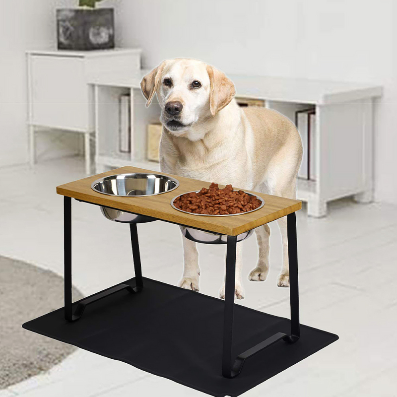 Hot Sale Easy Detachable Luxury Stainless Steel Elevated Pet Bowl For Dogs