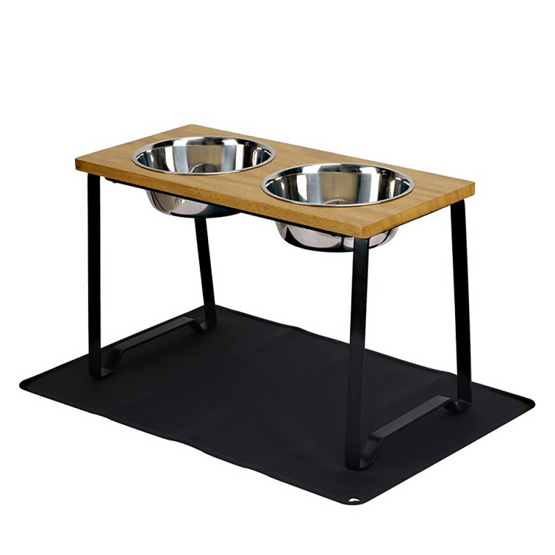 Hot Sale Easy Detachable Luxury Stainless Steel Elevated Pet Bowl For Dogs