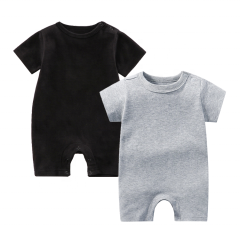 Newborn Custom Colored Blank Bodysuit 100% Cotton Clothes in Bulk Long Sleeves clothes baby romper