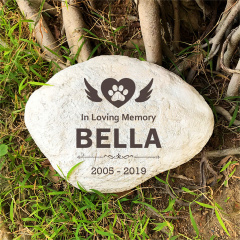 Personalized Pet Memorial Stone Pet Dog Grave Marker Tombstone