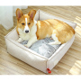 Comfy Soft Breathable Couch Calming Dog Bed with Waterproof Non-Skid Bottom