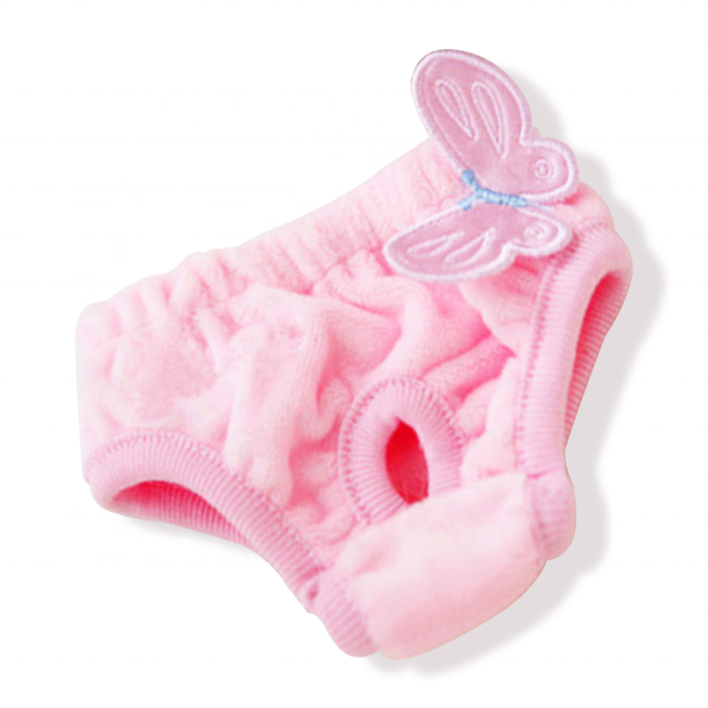 Pet Dog Physiological Pants Diaper Sanitary Washable Female Dog Shorts Panties Menstruation Underwear Dog Diaper