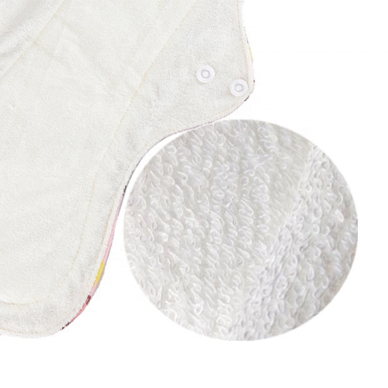 Menstrual Washable Period Pads,Reusable Sanitary Pads,Cloth Panty Liners Incontinence Pads with Bamboo Absorbency Layers