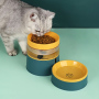 Automatic Watering Pet Double Bowl Cats And Dogs Feeder Pet Drinking Bowl