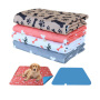 Custom Reusable Pet Training Pads Washable Puppy Pee Pads Quilted Ultra Absorbent Leakproof Crate Pads