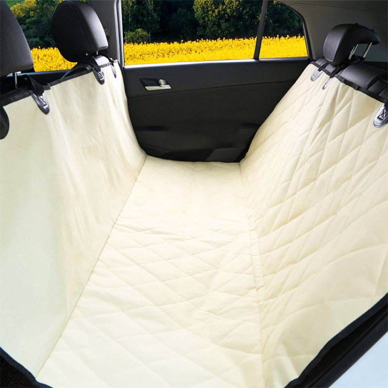 Dog Back Seat Black Waterproof Scratch Proof and Non Slip Pet Backseat Cover