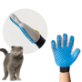 Custom Logo Comfortable Deshedding Brush Glove Silicone Pet Hair Remover Gloves Pet Grooming Glove