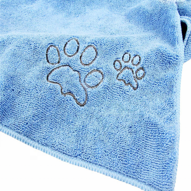 Cat Pet Bath Quick-Drying Towel Microfibre Pet Towel Super Absorbent Dog Clean Towel