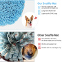Adjustable Snuffle mat Dog Puzzle Toys Enrichment Pet Foraging mat for Smell Training and Slow Eating