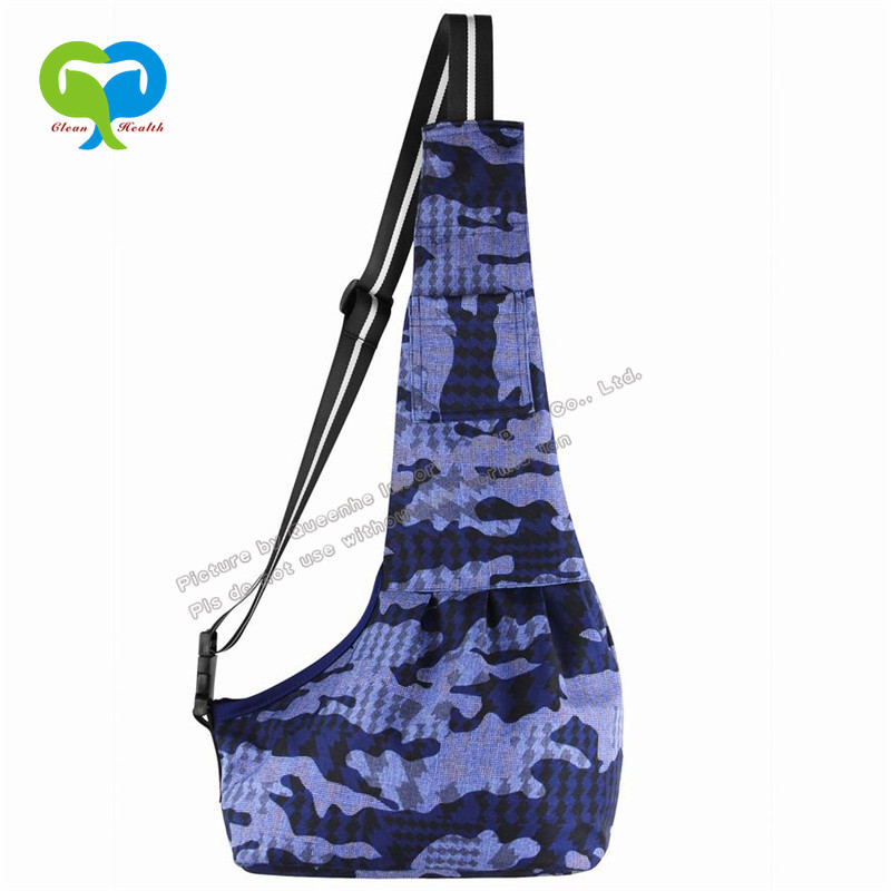 Pet Carrier, Hand Free Sling Adjustable Padded Strap Tote Bag Breathable Shoulder Bag Front Pocket Safety Belt
