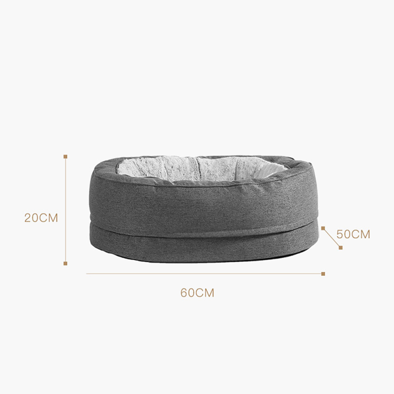 Wholesale dog beds comfy soft breathable couch round dog bed