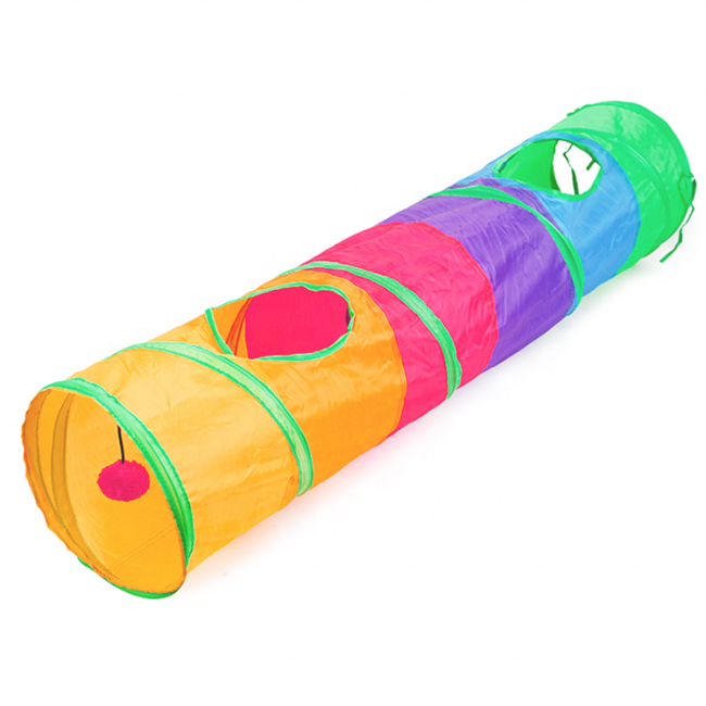 Outdoor Designer Wholesale Pet Accessories Foldable Smart Cute Cat Tunn Supplier Toy Pet Dog Cat Tunnel