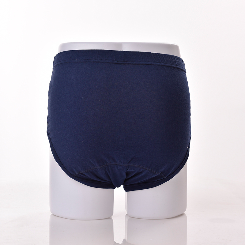Men Incontinence Panties Waterproof Boxers & Briefs 100% Cotton Jersey PU-608