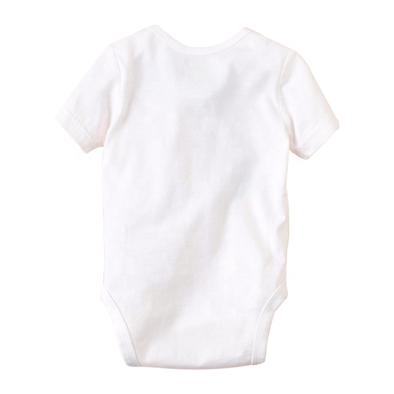 Short Sleeve 100%Cotton Overalls Newborn Baby Boys Girls Bodysuit Letter Print Short Sleeve Romper Infant Summer Clothing