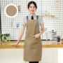 Queenhe Factory Direct Cooking Apron Waterproof Canvas Aprons for Kitchen