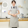 Queenhe Factory Direct Cooking Apron Waterproof Canvas Aprons for Kitchen