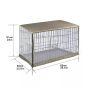 Wholesale 210D Oxford Dog Crate Cover Breathable Lightweight Dustproof Pet Cage Kennel Outdoor Mosquito Net Cover