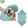 Soft Bath Towels Ultra Absorbent Durable Dogs Quick Drying Chenille  Pet Towel