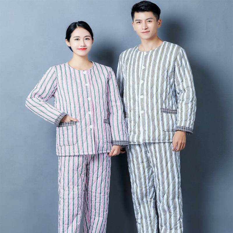 Queenhe High Quality Fall/ Winter Hospital Gowns / Bulk Quantity Use Patient Gown100% Cotton