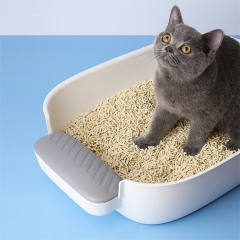 Wholesale Non-Stick Large Litter Box Pet Safe Non-Stick Coating Open Top Box Promotes Healthy Usage Cat Litter Box
