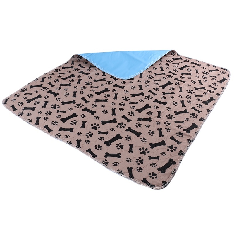 Waterproof Reusable Pet Mat / Quilted Washable Large Dog / Puppy Training Travel Pee Pads