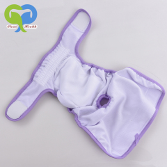 Solid Premium Quality Reusable Washable Female Dog Diapers with Hook & loop Closure