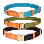 Wholesale Heavy-Duty Polyester Leather Personalized Custom Pet Collar For Dog