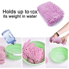 Wholesale Ultra Absorbent Quick Dry Microfiber Chenille Pet Bath Towels