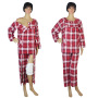 Fracture Patient Care Suite, Paralysis Long Time Clothing Easy to Wear Off Sick Clothes, Incontinence Pajamas For Women